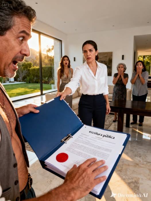 Mannen tar med sig sin älskarinna hem och skriker åt sin fru: ”Du förtjänar inte att bo i den här villan!” Några minuter senare visar hon honom fastighetshandlingarna, vilket gör hela familjen chockad. 21.02 2